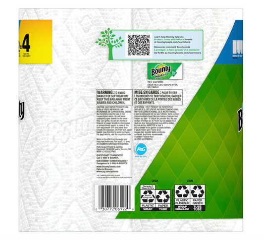 Bounty Paper Towels Select-a-size 2pk Double Rolls