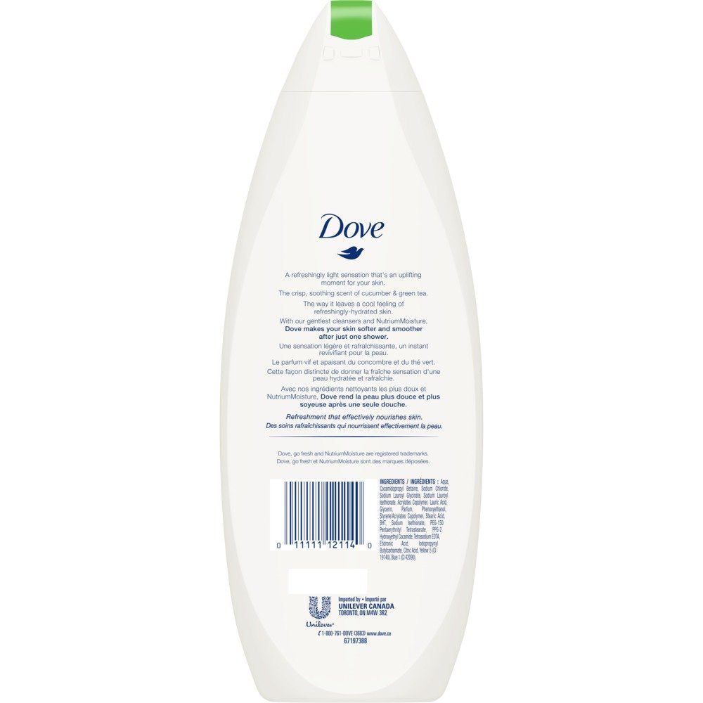 Dove Body Wash Refreshing Cucumber & Green Tea (12 OZ)