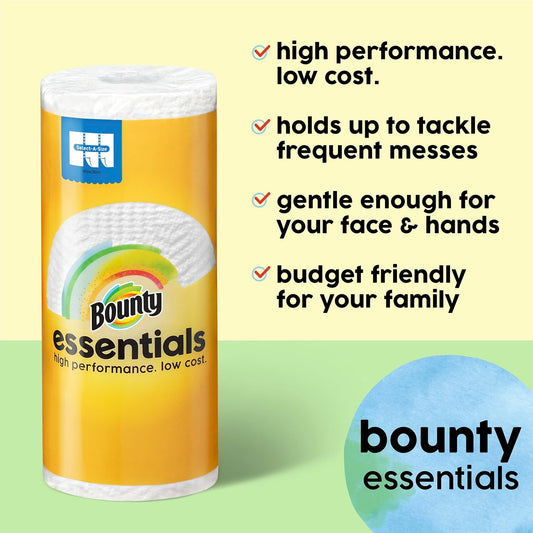Bounty Essentials Paper towels Select a size (108 sheets/roll)