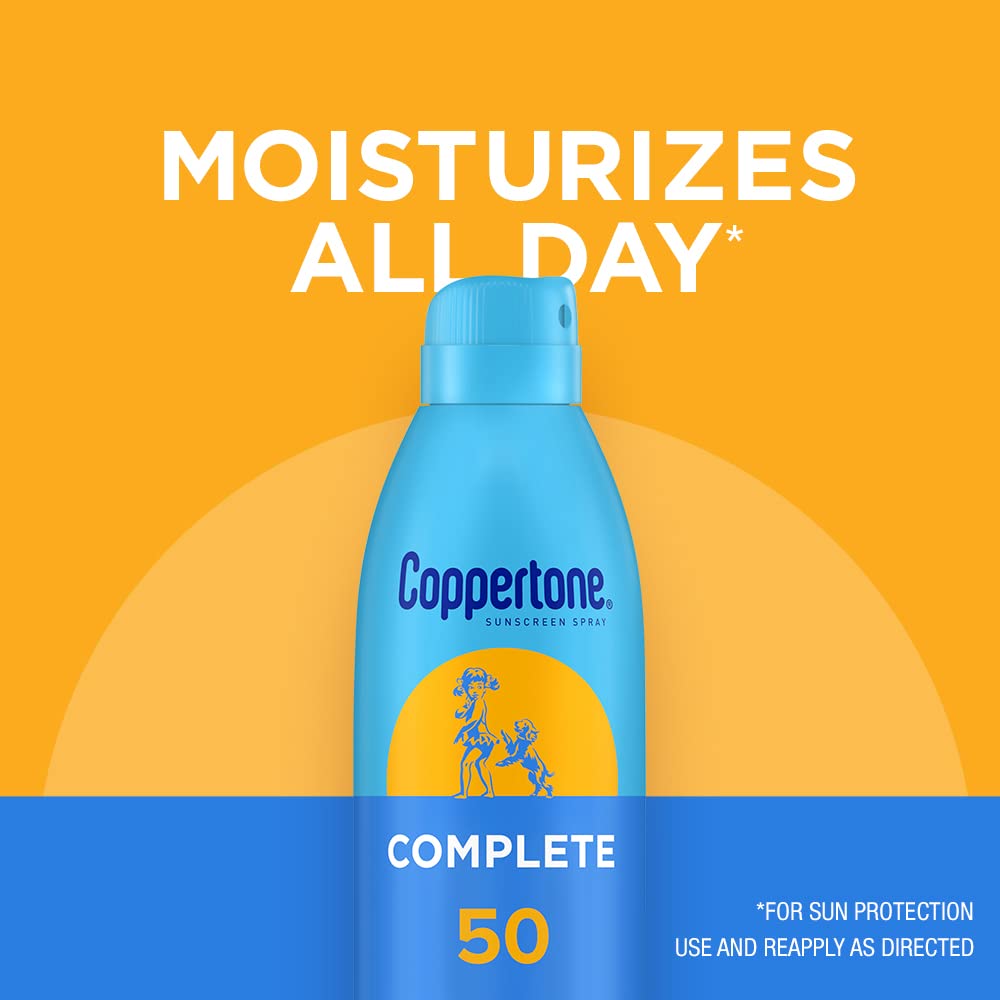 COPPERTONE Complete SPF50 Sunscreen Spray 5.5 OZ