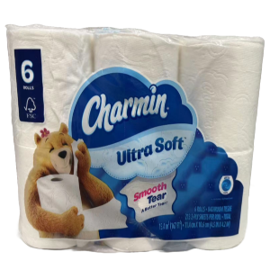 Charmin Ultra Soft Bath Tissue 2-Ply (6 Rolls)