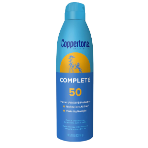 COPPERTONE Complete SPF50 Sunscreen Spray 5.5 OZ