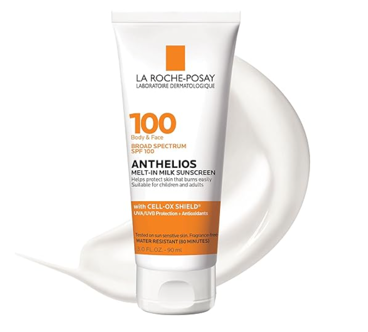 LA ROCHE-POSAY Anthelios Body & Face SPF100 Sunscreen  (3oz)