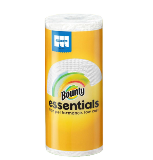 Bounty Essentials Paper towels Select a size (108 sheets/roll)